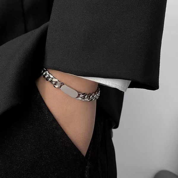 Titanium Steel Cuban Link Necklace - Image 3